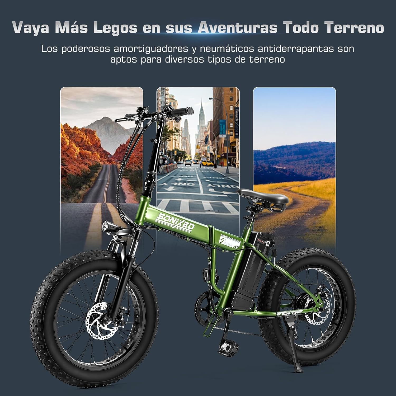 Bicicleta Eléctrica Plegable - Quasar Mobility
