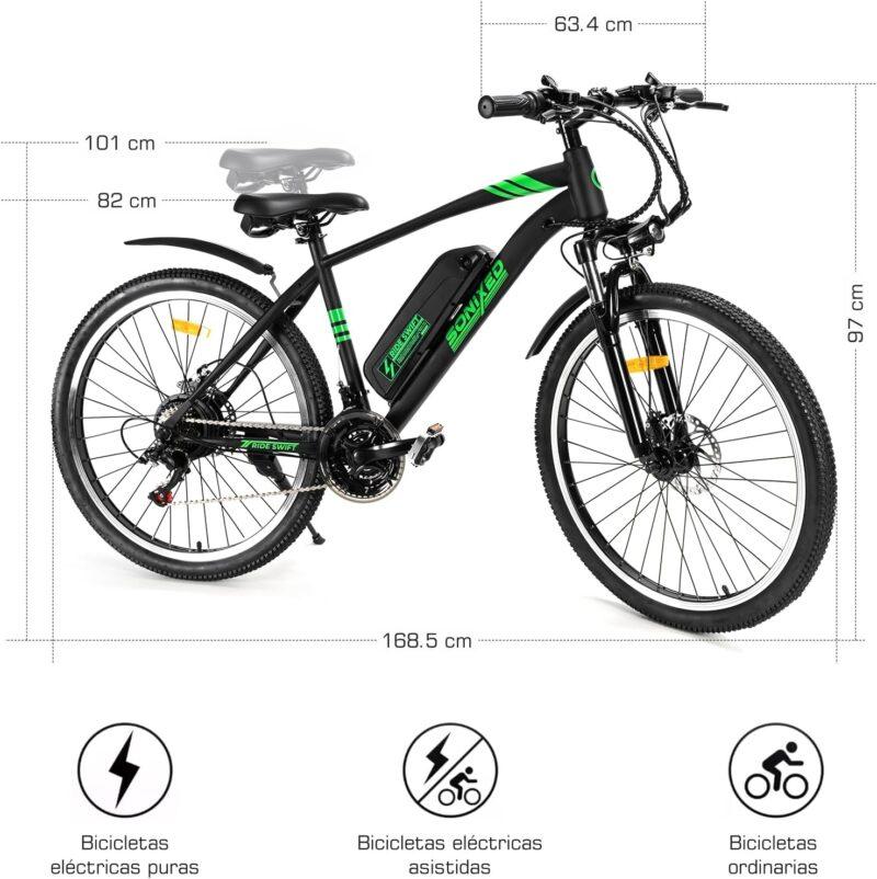 Bicicleta Electrica Urbana Dimensiones