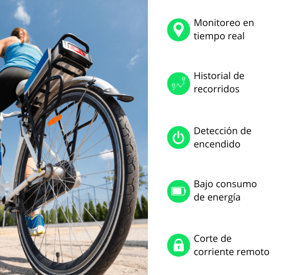 Monitoreo de GPS para ebikes Mexico